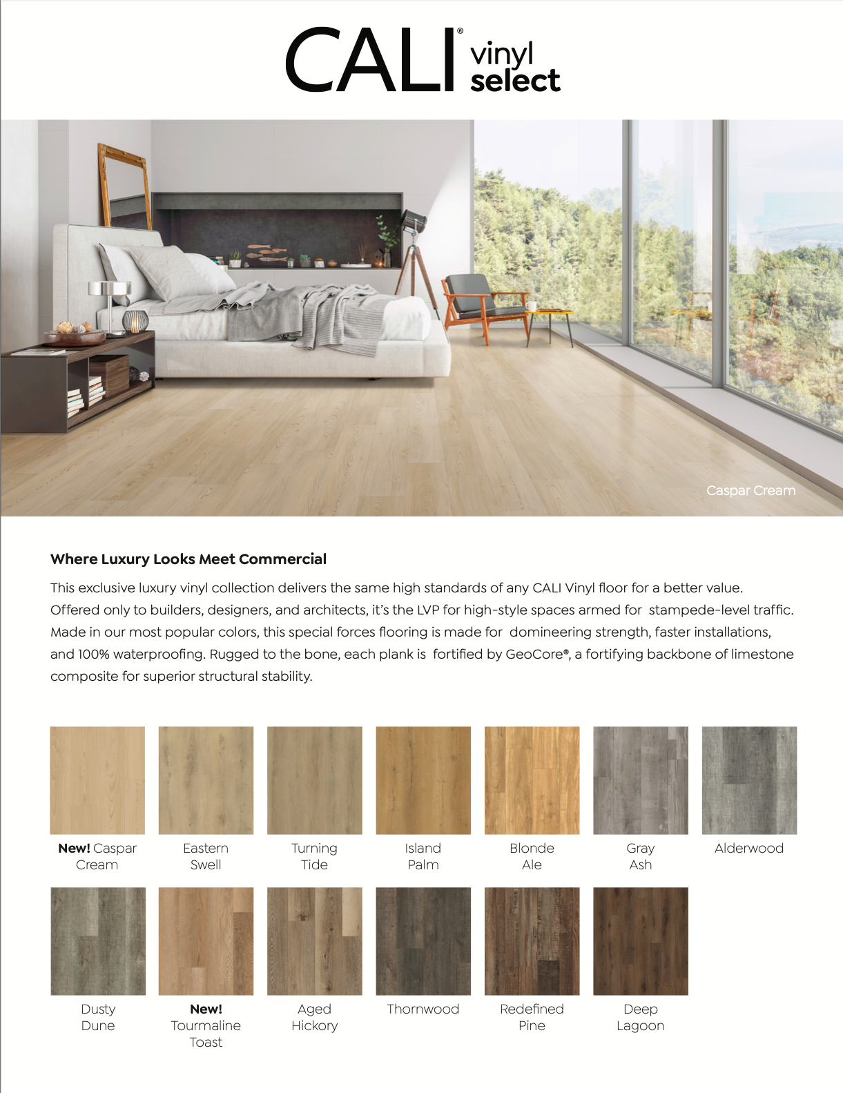 Cali Vinyl Flooring Select Collection! CHEAPEST PRICE HERE! 480-698-7573, please enter sqft in quantity.